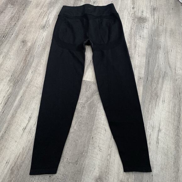 PINK Victoria’s Secret Ultimate Leggings Womens Sz Medium Black Stretch 170/72A - Picture 4 of 7